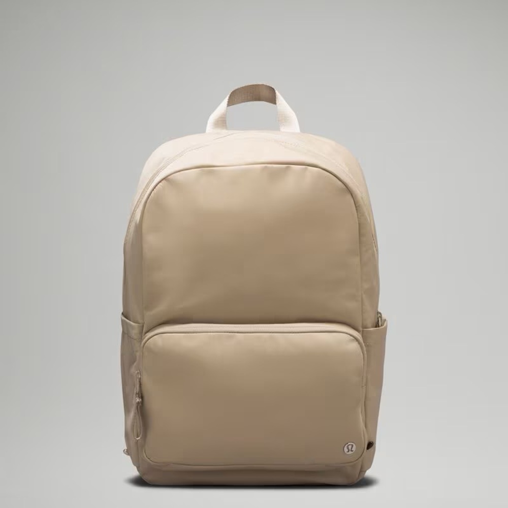 Lululemon Athletica Tan Backpack Streamlined Design